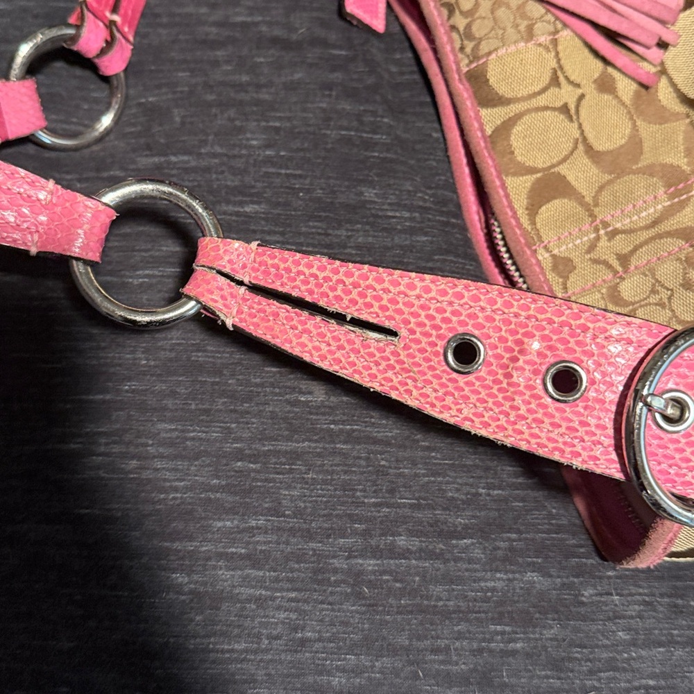 Authentic Coach Patchwork Shoulder Bag & Large Wa… - image 5